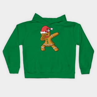 Christmas Dabbing Mrs Gingerbread Girl Women Kids Hoodie